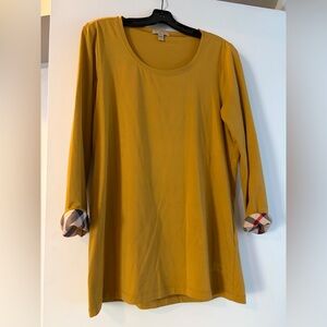 Mustard Yellow Long Sleeve Shirt
